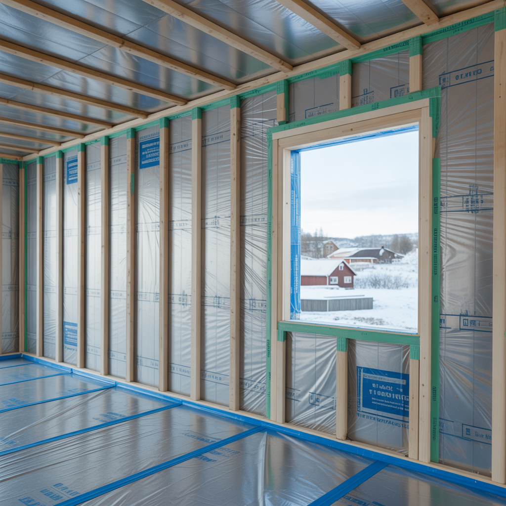 montera angsparr i yttervagg guide till placering och tejpni